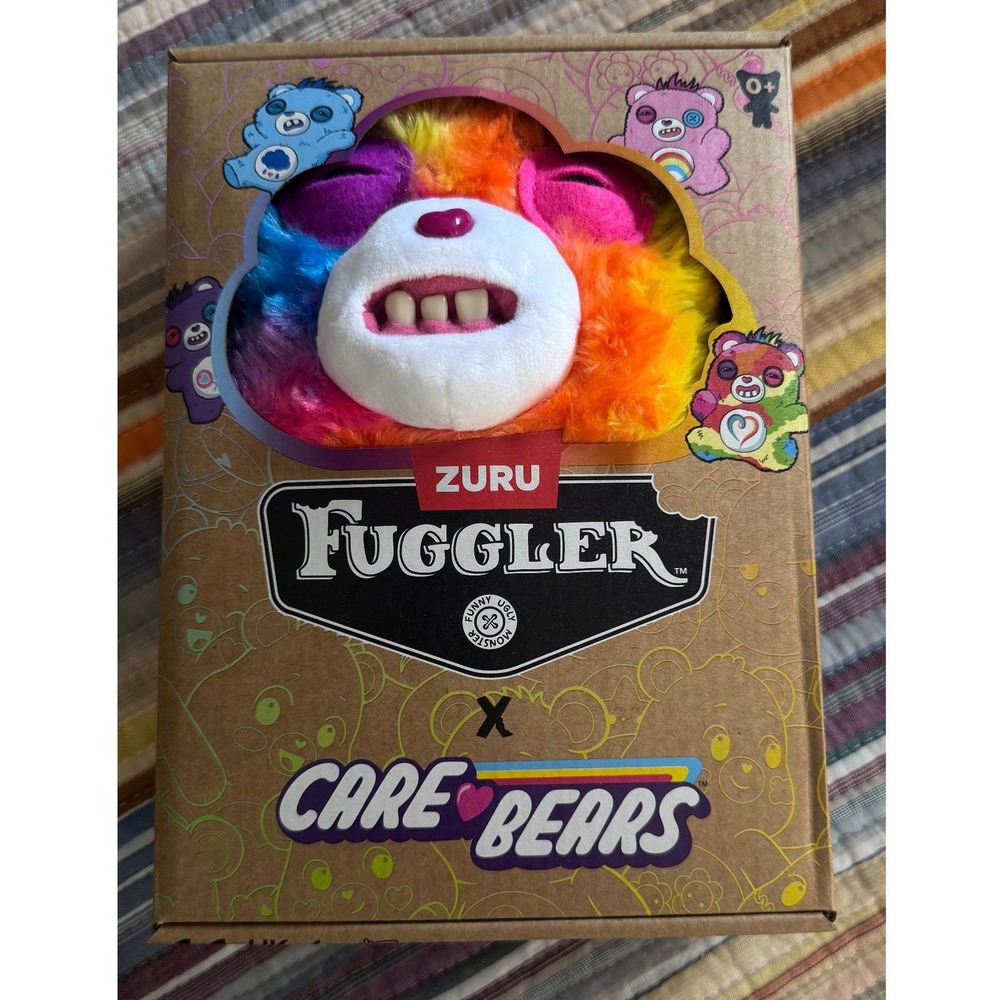 Zuru Fuggler x Care Bears Togetherness Bear Rainbow Plush Monster 15755B New